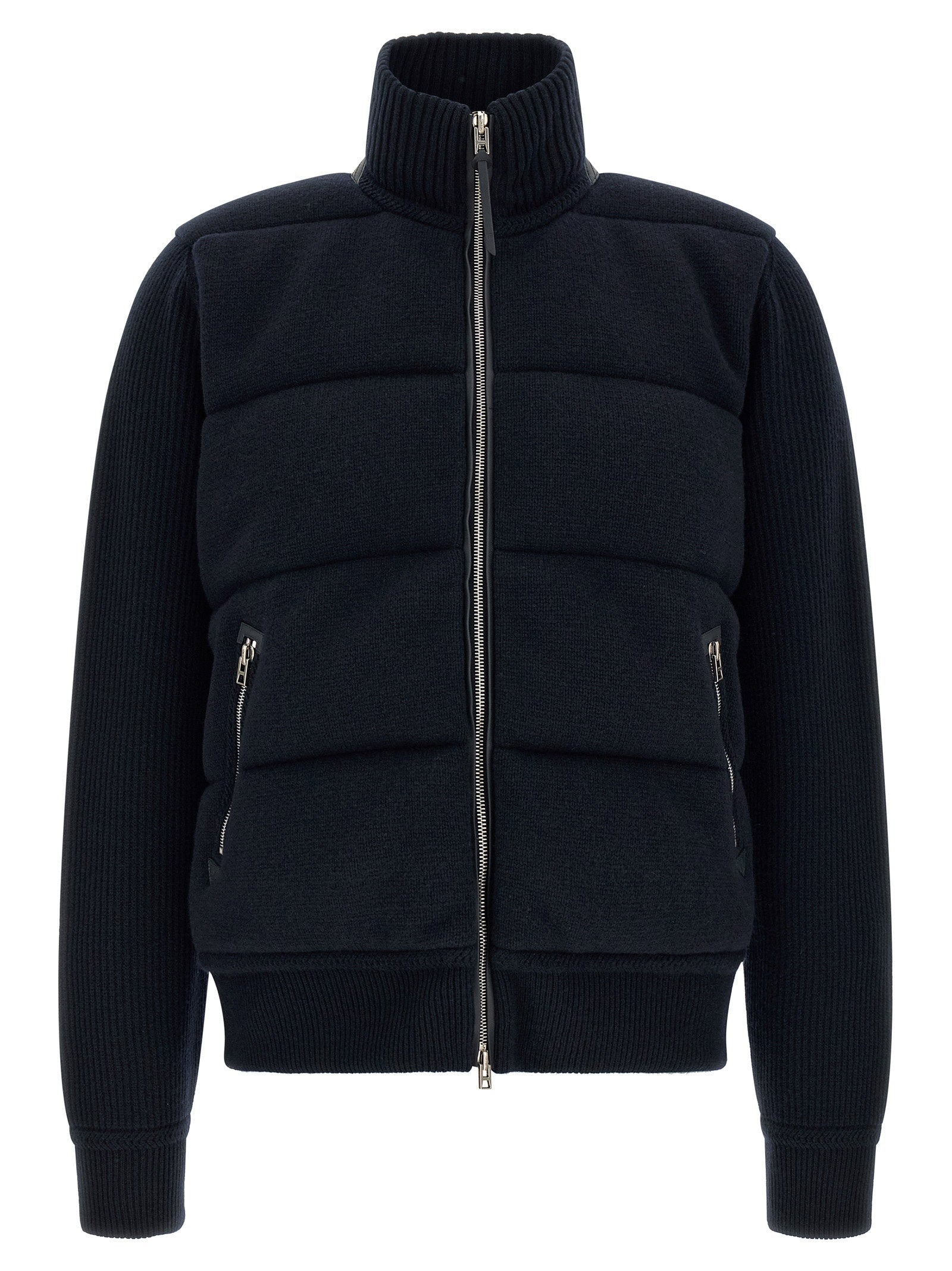 Tom Ford Padded Virgin Wool Jacket — Black