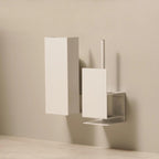 Toilet brush holder Lugano – modern bathroom accessories in stainless steel