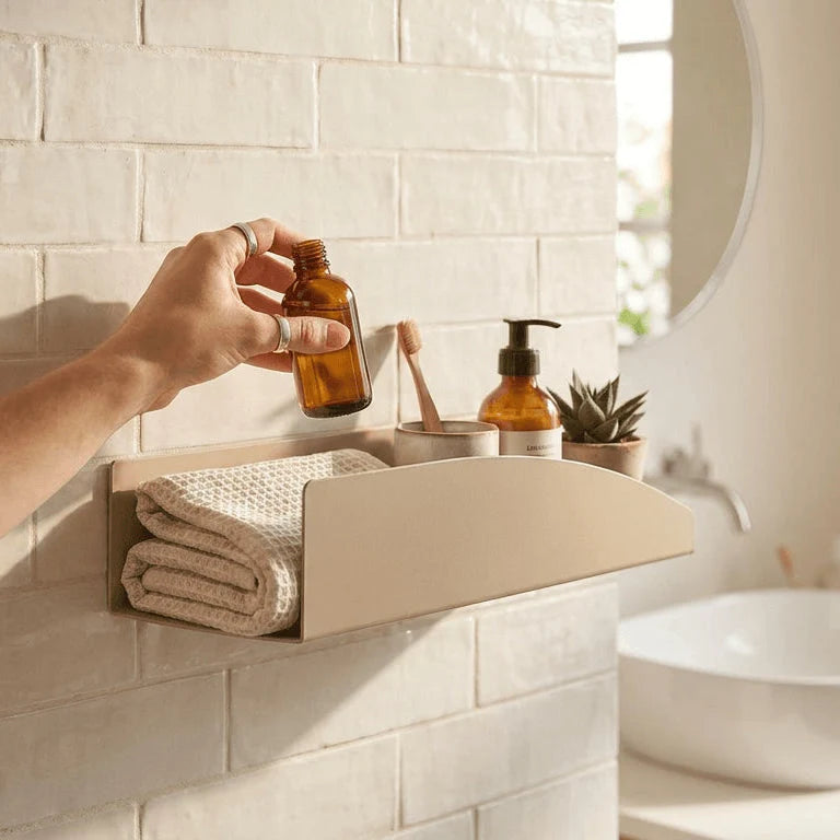 Estantería metálica mediana Torino – estante flotante de pared