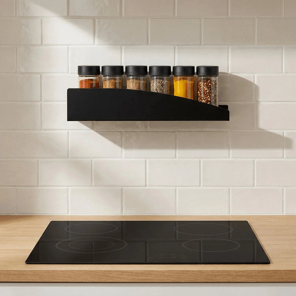 Estantería metálica mediana Torino – estante flotante de pared