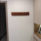 Verona natural wood wall coat rack - Scandinavian folding hanger