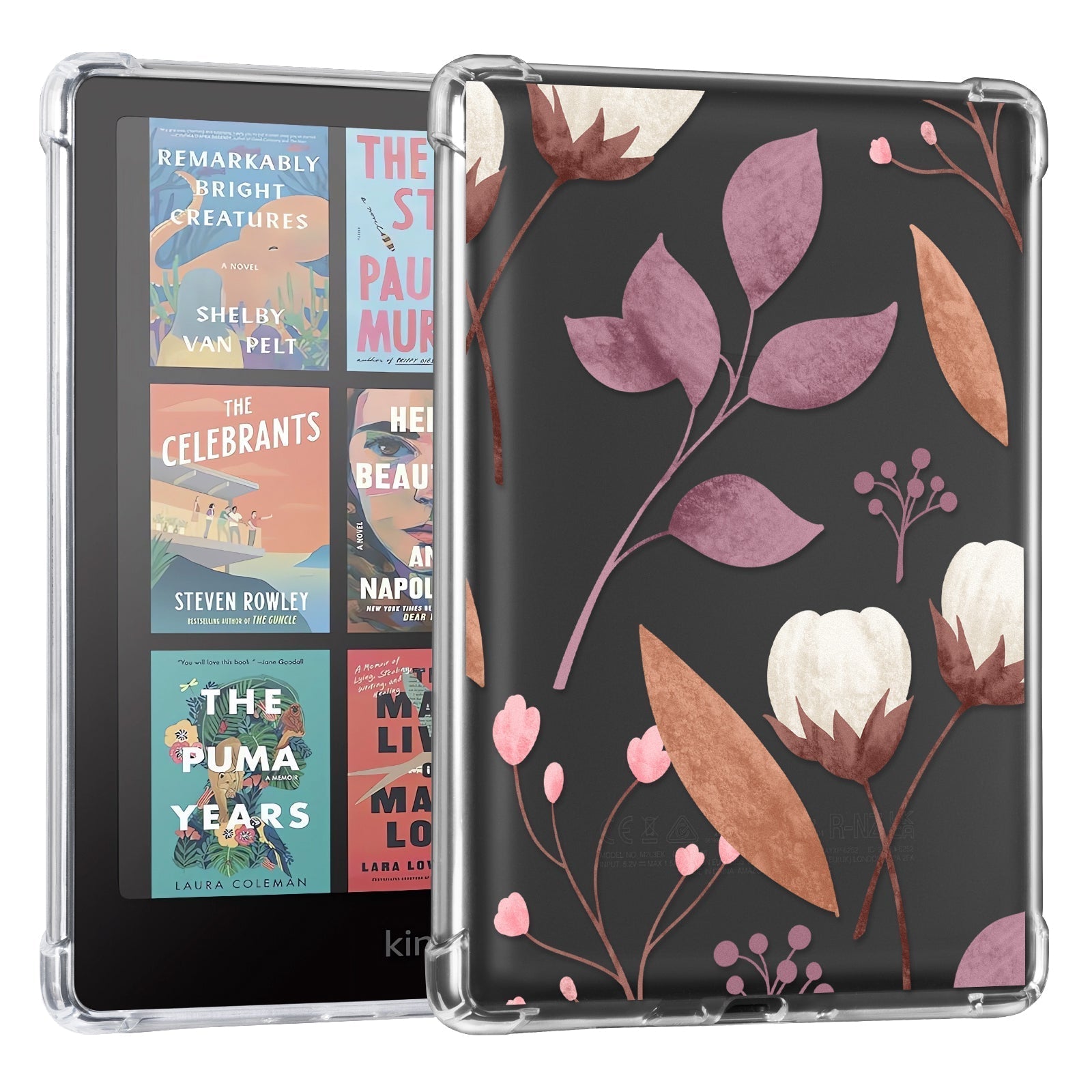 Eden Gardenia Kindle Paperwhite 7 inch Clear Case