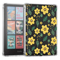Eden Yellow Bloom with Green Leaves Kindle Paperwhite 7 inch Clear Case