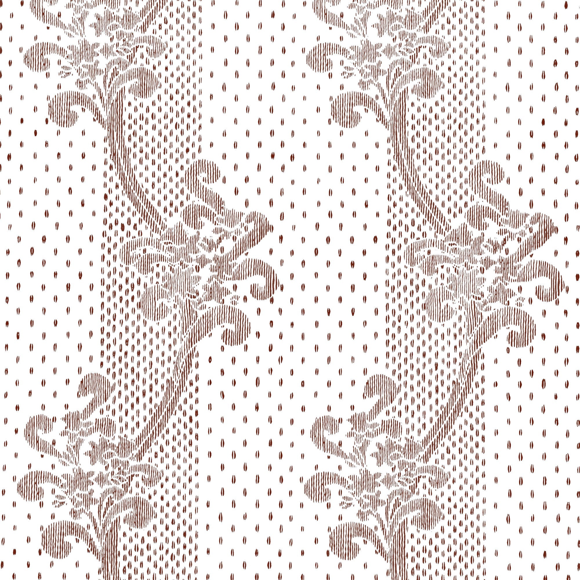 Kinnicutt Wallpaper Brown By Sister Parish Design