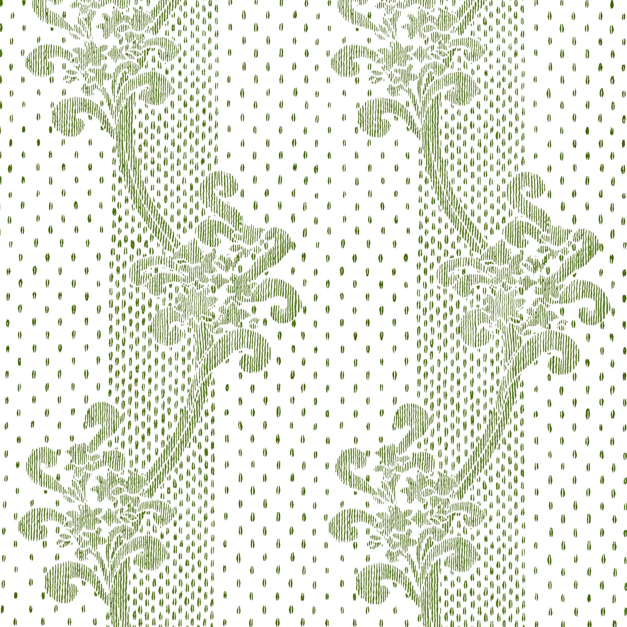 Kinnicutt Wallpaper Green By Sister Parish Design