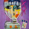 Kiss Me You Fool | Painting