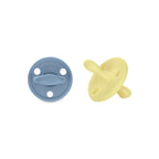 Kit bebé 1 Guardachupete + 2 Chupeteros + 2 Chupetes Blue y Amarillo DIAMOND Nenina & Co