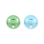 Kit 2 Chupetes Clásicos para Bebé Oliva y Celeste | Silicona Orgánica Nenina & Co