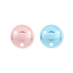 Kit 2 Chupetes Clásicos para Bebé Rosa Pálido y Celeste | Silicona Orgánica Nenina & Co