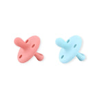 Kit 2 Chupetes Clásicos para Bebé Rosa y Celeste | Silicona Orgánica Nenina & Co
