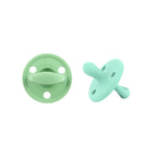 Kit 2 Chupetes Clásicos para Bebé Oliva y Mint | Silicona Orgánica Nenina & Co