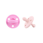 Kit 2 Chupetes Clásicos para Bebé Rosa Chicle y Rosa Pálido | Silicona Orgánica Nenina & Co