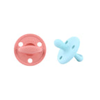 Kit 2 Chupetes Clásicos para Bebé Rosa y Celeste | Silicona Orgánica Nenina & Co