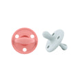 Kit 2 Chupetes Clásicos para Bebé Rosa y Gris | Silicona Orgánica Nenina & Co