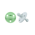 Kit 2 Chupetes Clásicos para Bebé  Oliva y Gris | Silicona Orgánica Nenina & Co
