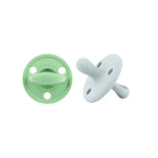 Kit 2 Chupetes Clásicos para Bebé  Oliva y Gris | Silicona Orgánica Nenina & Co