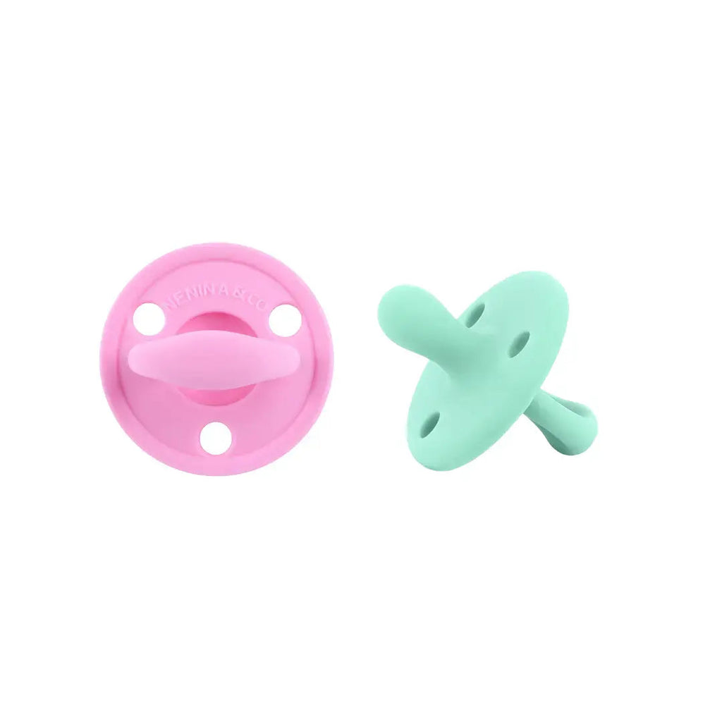 Kit 2 Chupetes Clásicos para Bebé Silicona Orgánica Nenina & Co