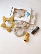 Kit 2 Mordedores y 2 Cepillos de dientes Nenina & Co
