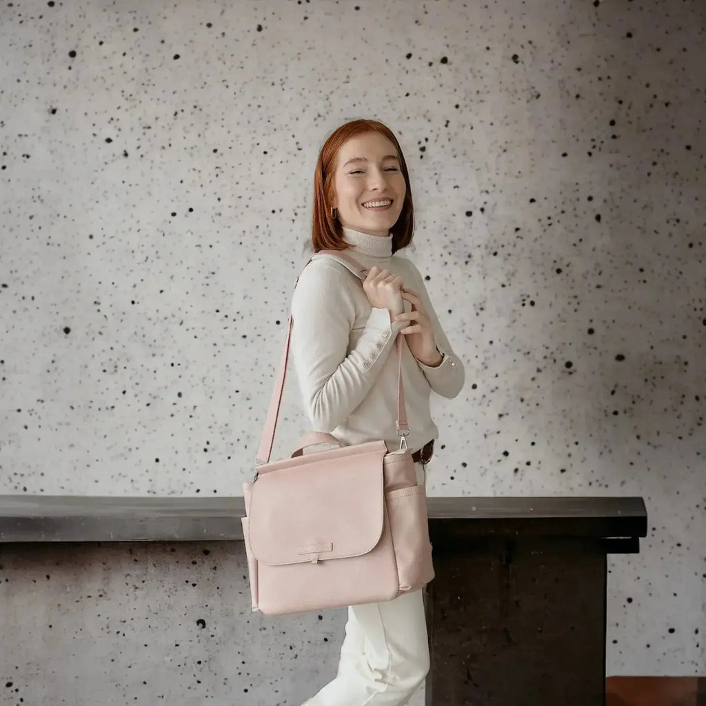 Kit Nacimiento - Bolso Maternal + Cambiador + Neceser + Portadocumento + Guardachupete Mirem By Nenina & Co