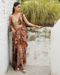 Aniya Drape Skirt Set By KYNAH, Luxury Indian Fashion & Bridal Wear