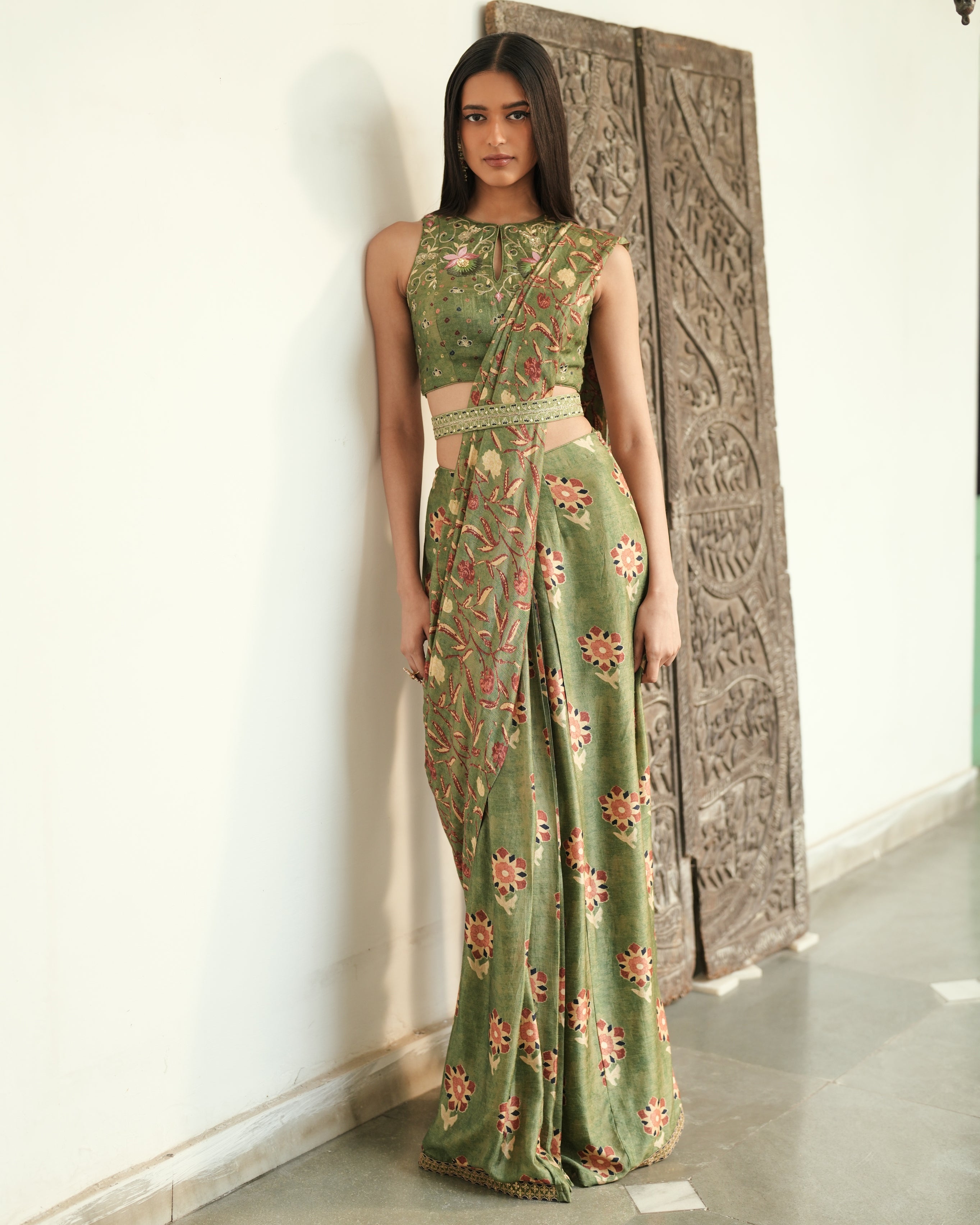 Yara Sari Set By KYNAH, Luxury Indian Fashion & Bridal Wear