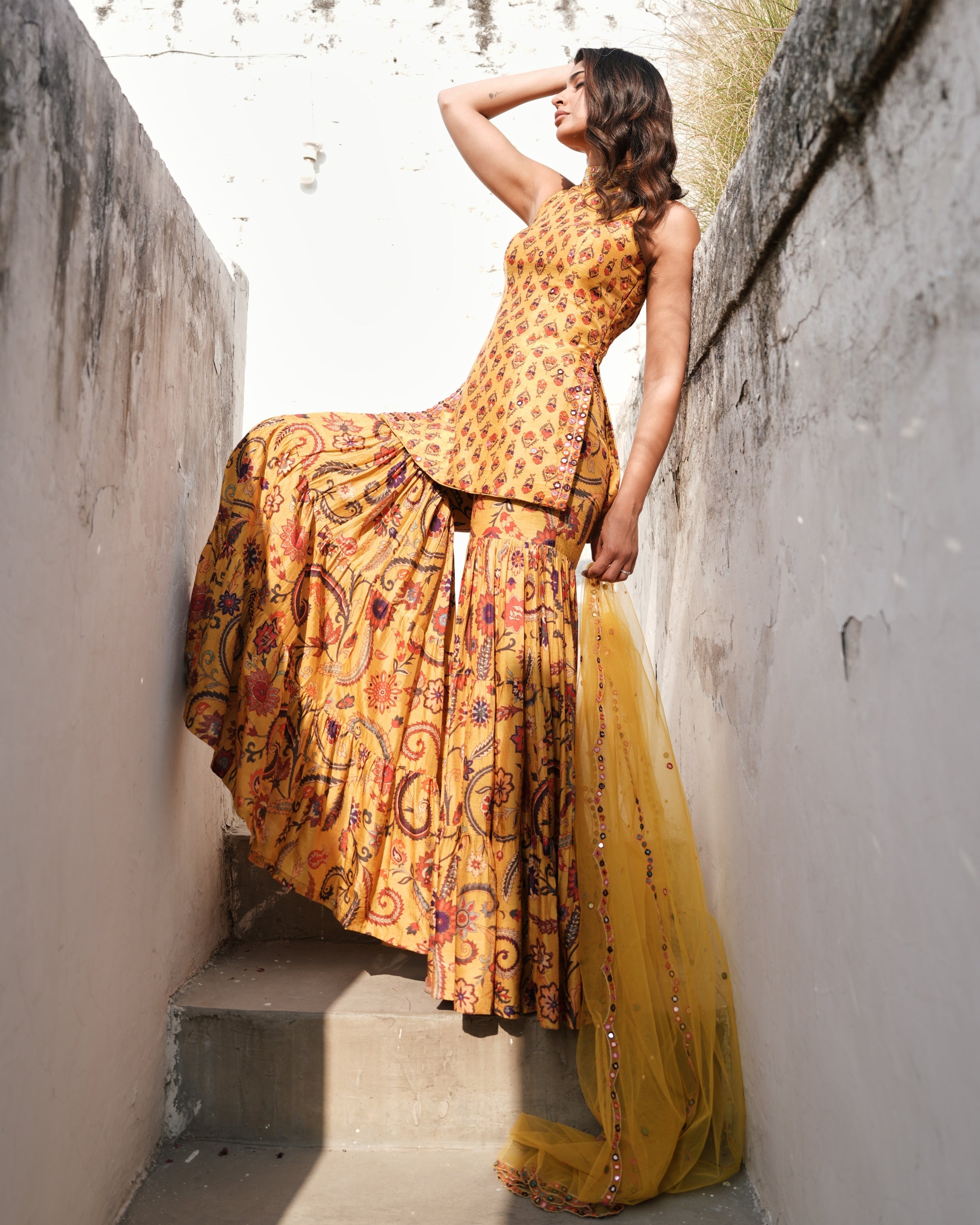 Aiza Sharara Set By KYNAH, Luxury Indian Fashion & Bridal Wear