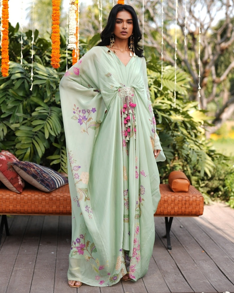 Sahana Kaftan By KYNAH, Luxury Indian Fashion & Bridal Wear