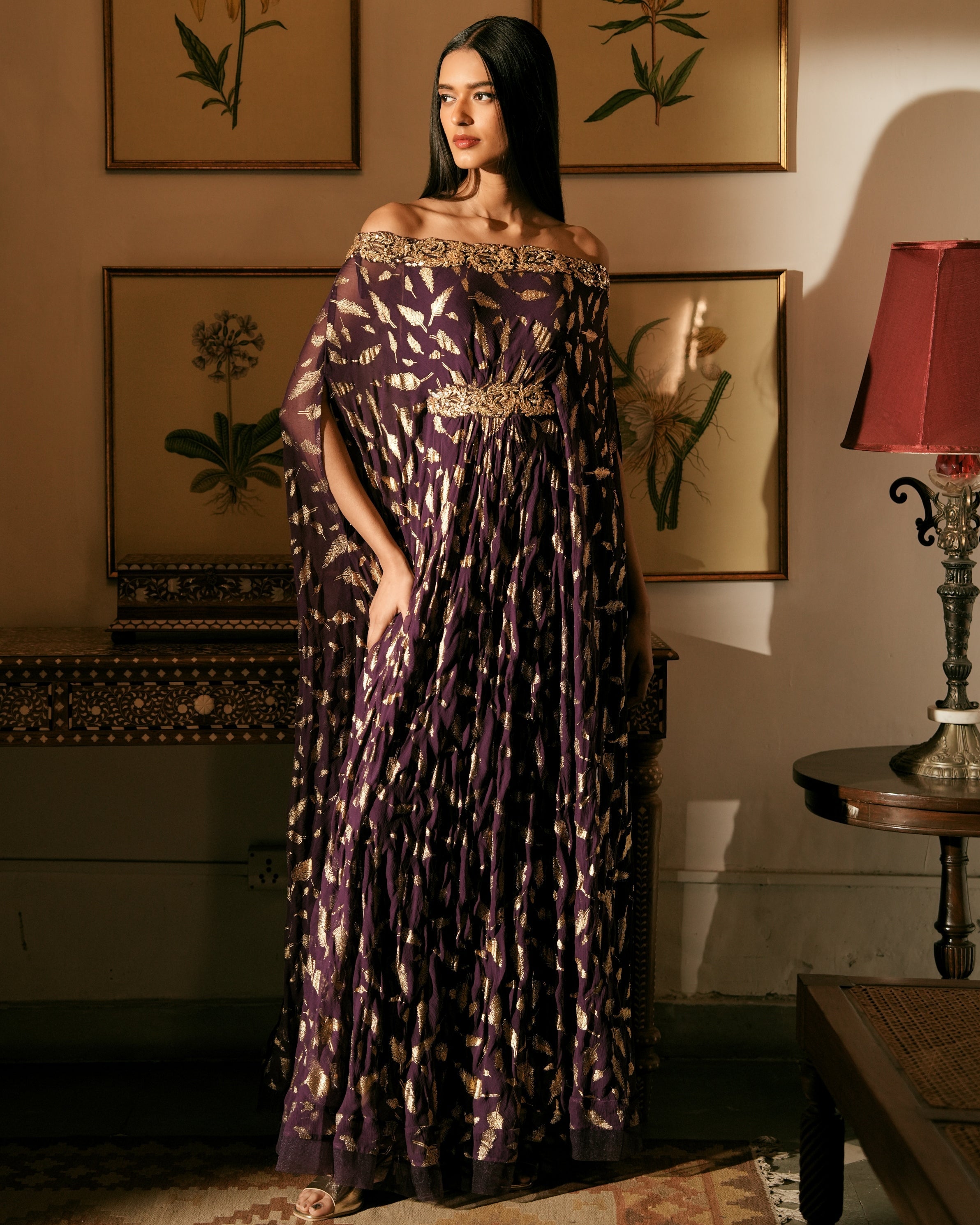 Aqsa Kaftan By KYNAH, Luxury Indian Fashion & Bridal Wear