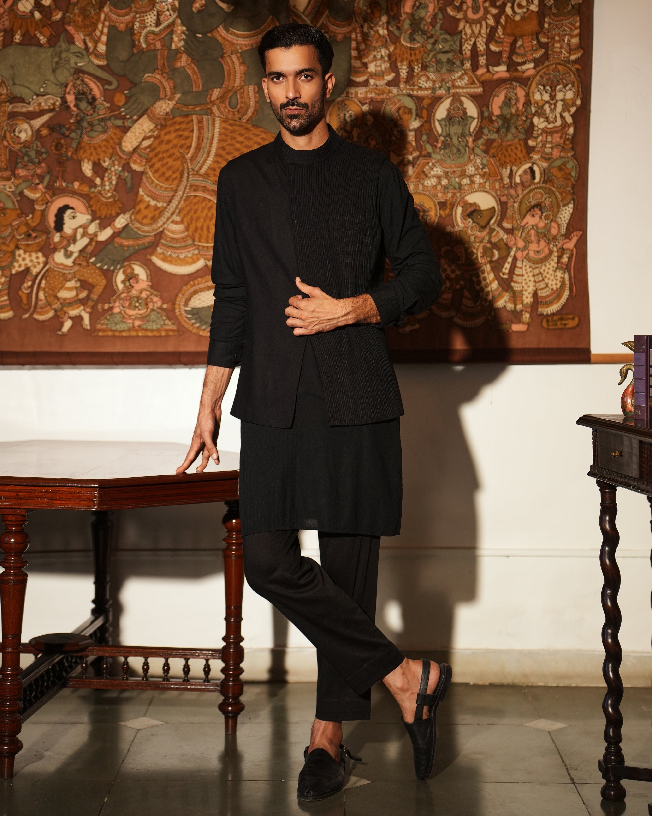 Ishir Nehru Jacket and Kurta Set By KYNAH, Luxury Indian Fashion & Bridal Wear