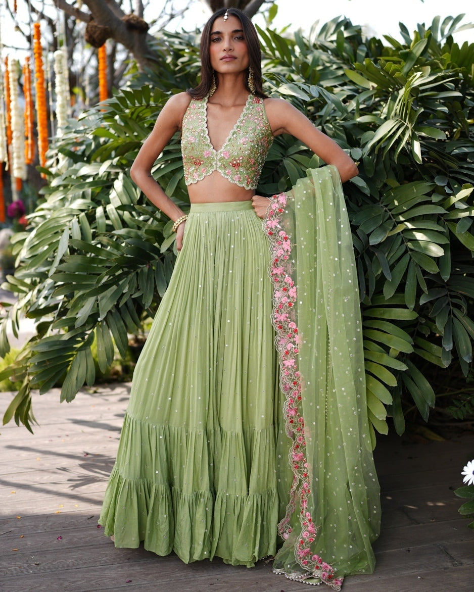 Kiara Lehenga By KYNAH, Luxury Indian Fashion & Bridal Wear