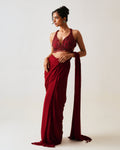 Valentina Sari Set By KYNAH, Luxury Indian Fashion & Bridal Wear