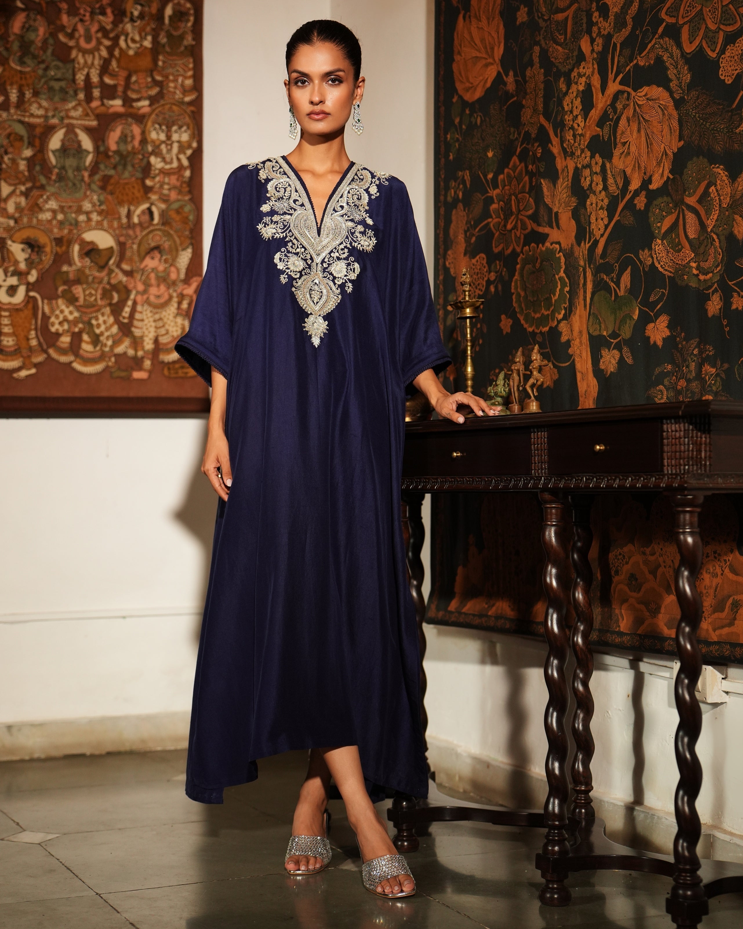 Purple Aisha Kaftan By KYNAH, Luxury Indian Fashion & Bridal Wear