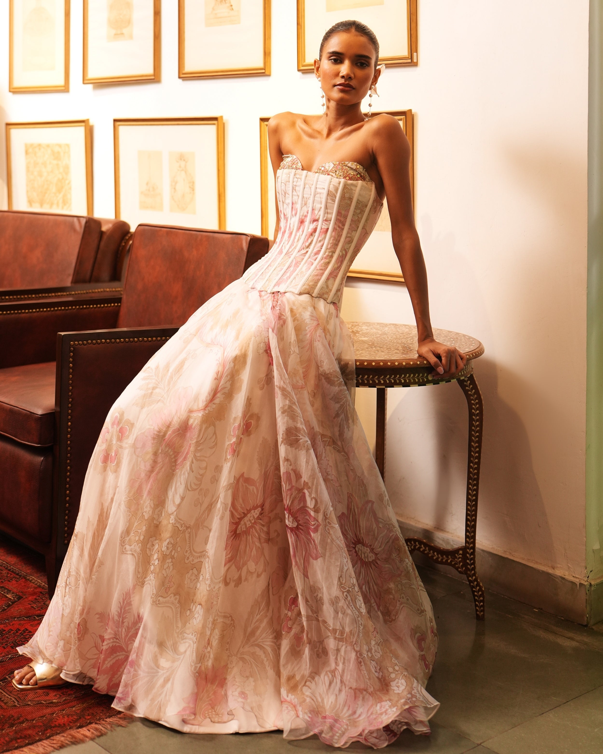 Isabella Gown By KYNAH, Luxury Indian Fashion & Bridal Wear