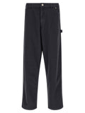 Moncler Cotton Blend Gabardine Cargo Pants — Black