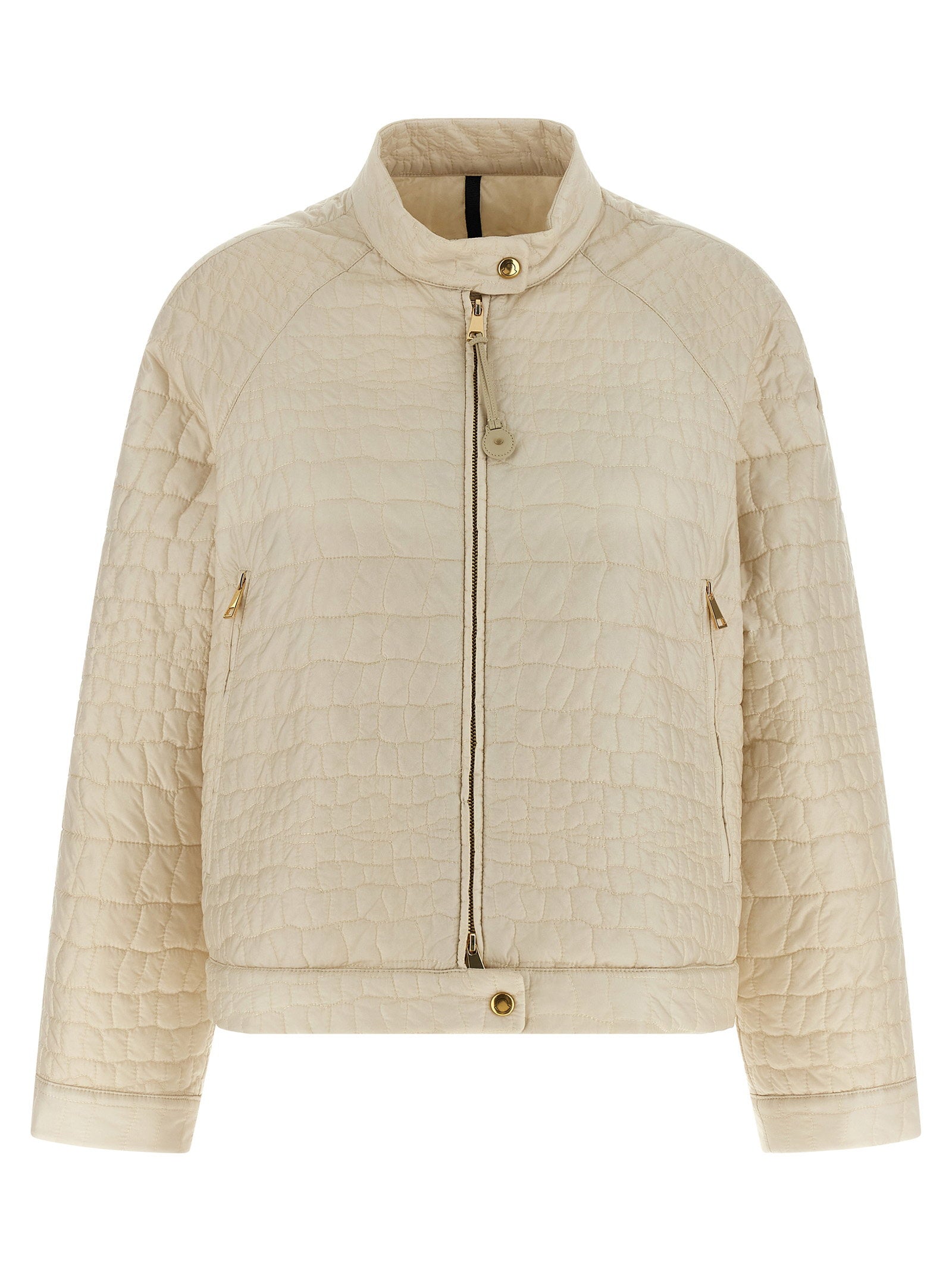 Moncler Down Jacket — Cream