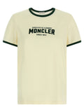 Moncler Flocked Logo T-shirt — Cream