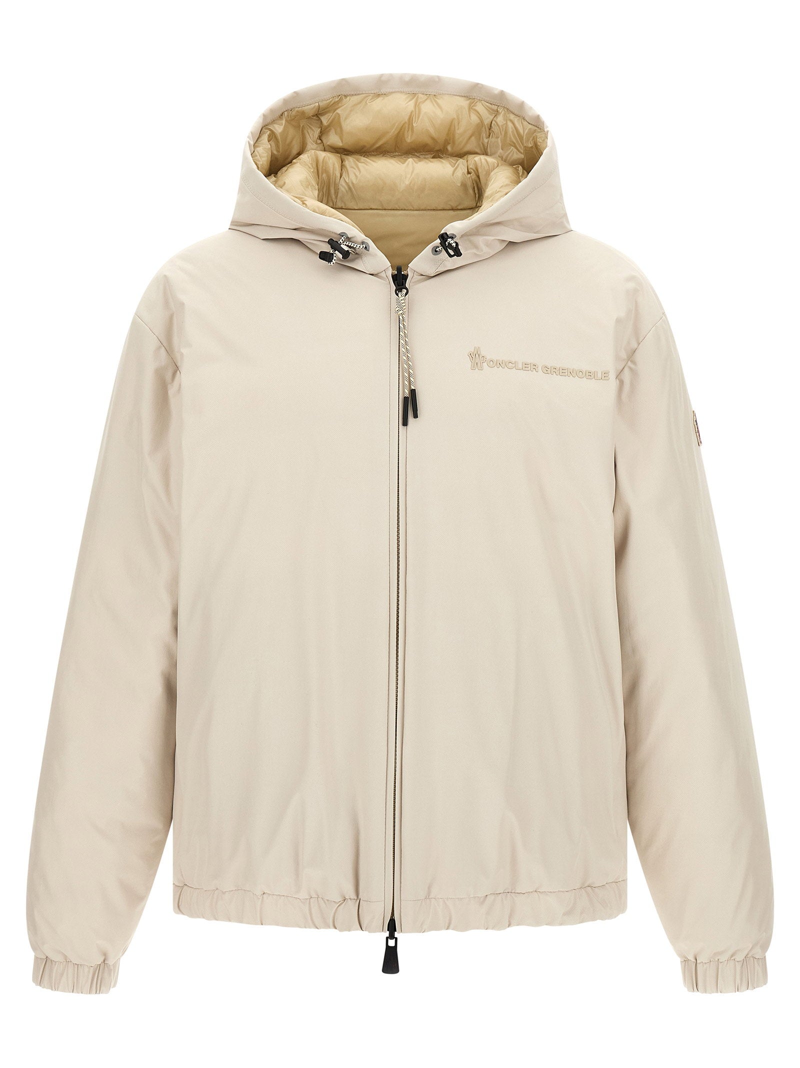 Moncler Grenoble Berguns Down Jacket — Cream