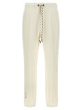 Moncler Grenoble Double-Fabric Stretch Joggers — White