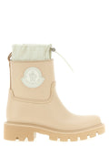 Moncler Kickstream Rain Boot — Cream