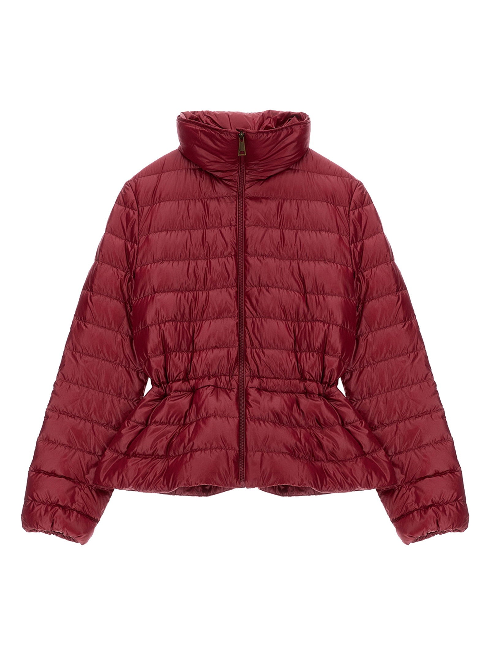 Moncler Enfant Down Jacket — burgundy