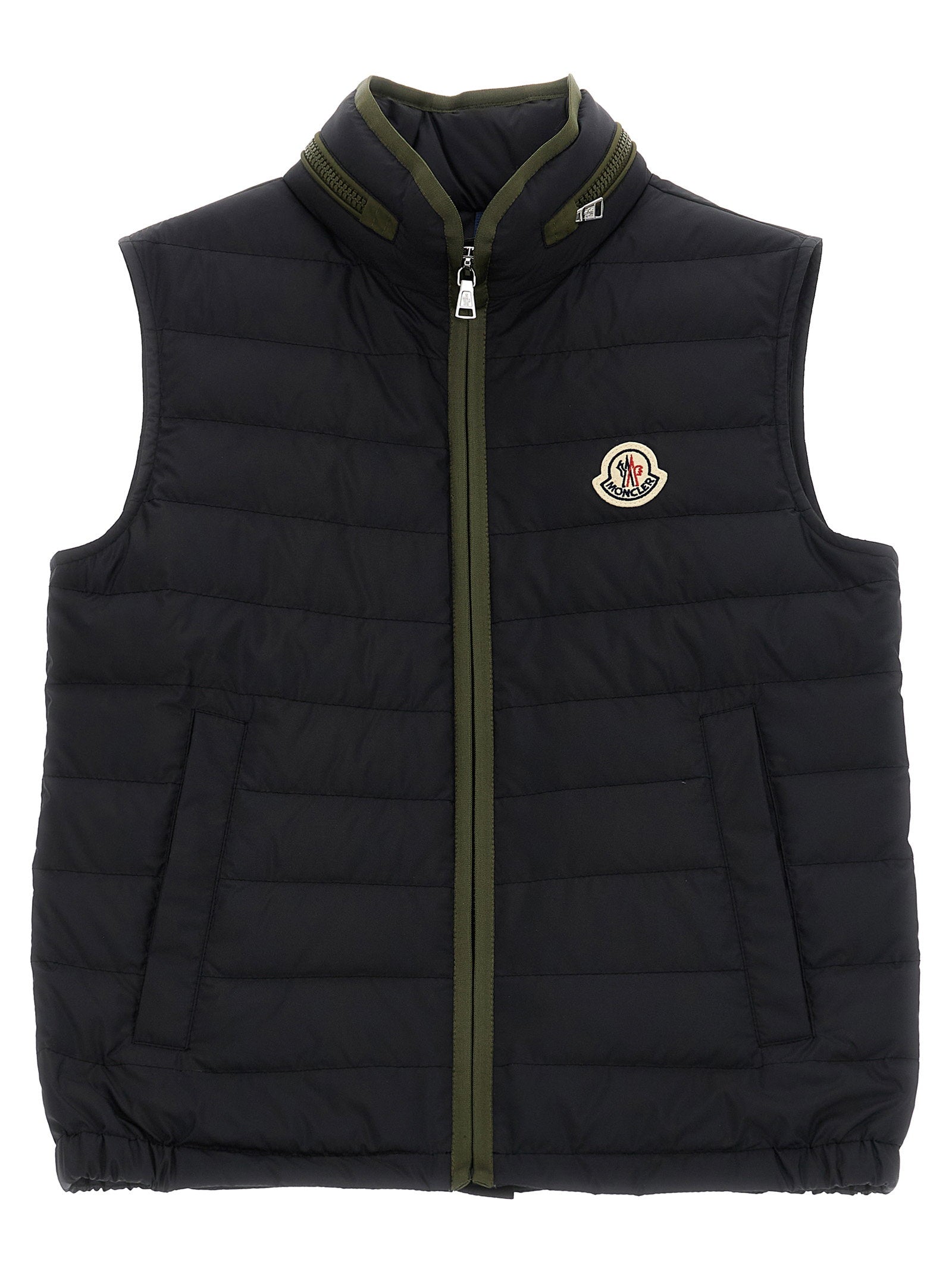 Moncler Enfant Vest — Black