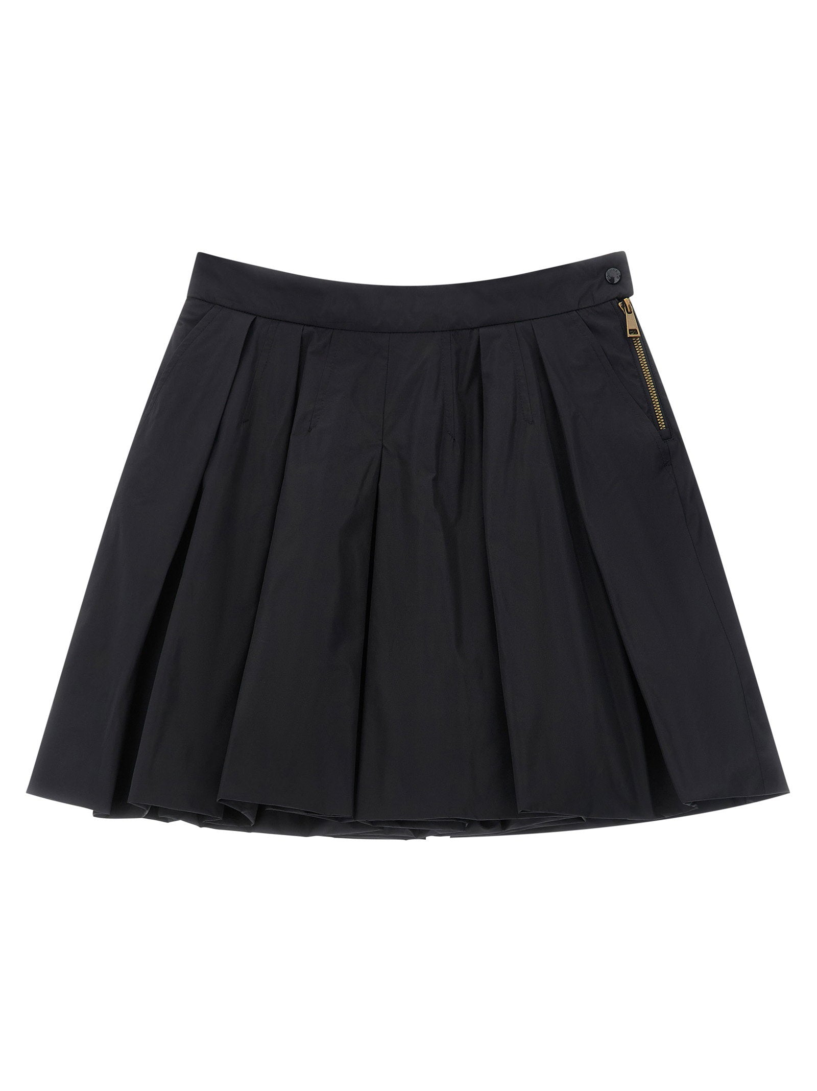 Moncler Enfant Technical Fabric Bermuda Shorts — Black