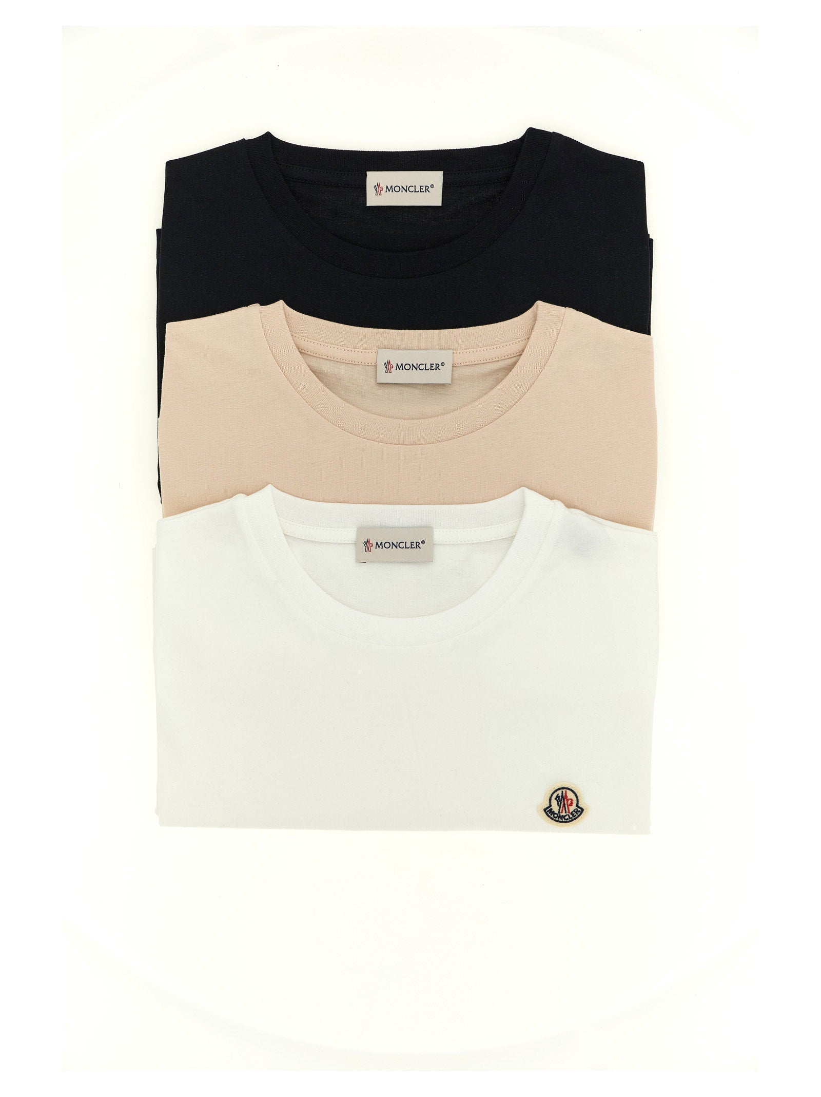 Moncler Enfant Logo Patch T-Shirt — Multicolor