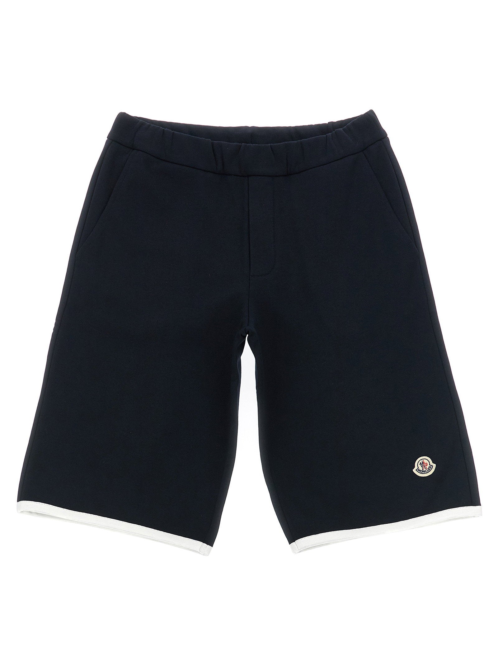 Moncler Enfant Logo-Patch Bermudas — Black