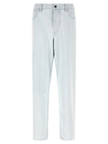 Stone Island Bleached Indigo Denim Jeans — Blue
