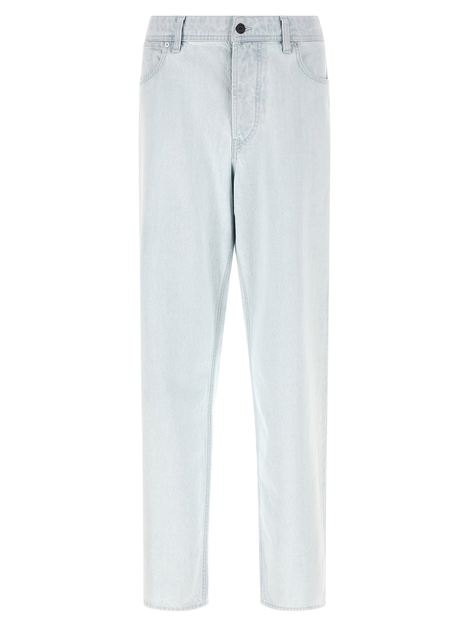 Stone Island Bleached Indigo Denim Jeans — Blue