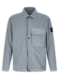Stone Island Panama Woven Nylon Overshirt — grey