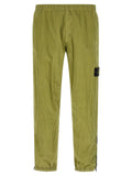 Stone Island Double-Wrinkled Nylon Metal Joggers — Lime Green