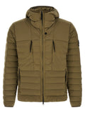 Stone Island Goose Down-Padded Down Jacket — Olive
