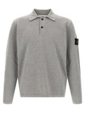 Stone Island Organic Cotton Polo Shirt — Gray